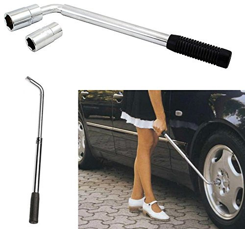 DOBO® Chiave telescopica Ruote Auto svita bulloni gomme doppia bussola 17 19 21 23 mm