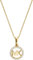 Michael Kors MKC1108AN710 Damen Collier Silber 925 Gold weiß Zirkonia 45 cm