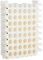 Cable Dresser Tool 48-Hole, Bundler and Organizing Tool for Data Center, Server Rooms and Machine Room Wire Management and Organizer (6 Holes x 8 Rows, White)