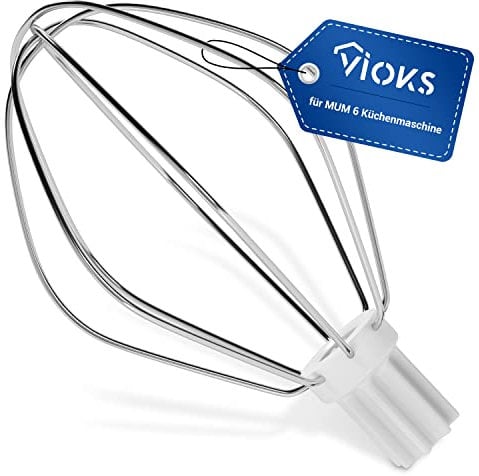 VIOKS Rührbesen für Küchenmaschine Bosch Ersatz für Bosch Rührbesen 00644284 für Bosch Standmixer, Bosch Küchenmaschine MUM Ersatzteile/Bosch MUM Zubehör, Bosch Mixer Ersatzteile