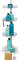 Zenna Home Shower Tension Pole Caddy Chrome Satin Steel