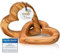 Kassis Geschenkartikel Olivenholz-Herzen für Brautpaar, zum Valentinstag, Jubiläum, Hochzeitstag, Geburtstag - verbundene Holz-Herzen - Hochzeitsgeschenk - (7,50 cm)