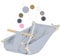 Leinwand Baby Hängematte Schaukel von Cateam - Grau - Hängende Schaukel aus Holz für Baby mit Sicherheitsgurt und Montageteilen. Baby Hängemattenstuhl Geburtstagsgeschenk
