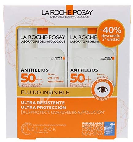 La Roche-Posay Anthelios Fl Invisible Spf50 2x50m, Multicolor, Otros