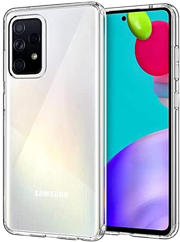 Verco Handyhülle für Samsung Galaxy A52 Case, A52s 5G / A52 5G Hülle Handy Cover für Samsung Galaxy A52 Hülle Transparent Dünn Klar Silikon, durchsichtig