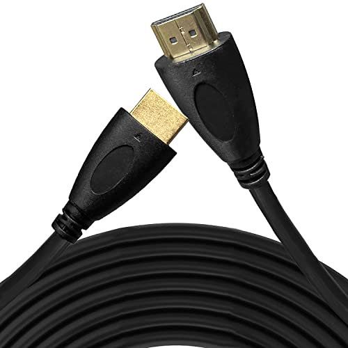 Acuvar Ultra High Speed 25 ft HDMI Cable Gold Plated 4K @ 60Hz, Ultra HD, 1080P & ARC Compatible with Laptop, Gaming PC, Monitor, PS5, PS4, Xbox X, One, Fire TV, Apple TV, ROKU, Soundbar & More