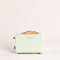 CREATE/TOAST RETRO/Toaster Pastellgrün / 6 Leistungsstufen, Krümelschublade, Thermostat, Auftauen, Aufwärmen, 2 breite Scheibenschlitze, 850W