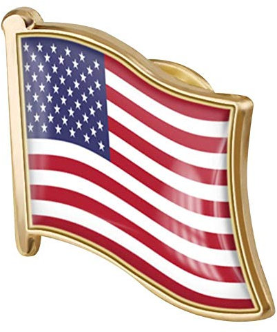 1pc American Flag Pin Badge Metal Esmalte Pin Brooche USA Estados Unidos Bandera Pin Pin Novelty Accesorio