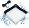 Bâche Transparente imperméable, bâche en Tissu avec Oeillets et Corde, auvents Pliables et bâches résistantes aux intempéries, pour Serre de Plantes de Meubles de Jardin Toit de huche (2x3m)
