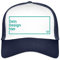 Spreadshirt Personalisierbares Trucker Cap Selbst Gestalten mit Foto und Text Wunschmotiv Trucker Cap, One Size, Weiß/Navy