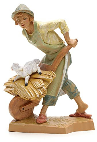 Holyart Pastorello con carriola 19 cm Fontanini