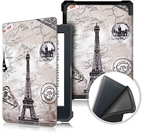 MYLPDZSWZX kuaijiexiaopu Custodie for Kobo Nia Ereader 2020, Cuoio PU Slim Leggero Auto Sleep Cover Smart Silicon Case for Tutti i Nuovi Kobo Nia 6 Pollici