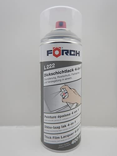 Förch 4 in 1 RAL 7030 STEINGRAU GRAU DICKSCHICHTLACK LACK SPRAY SPRAYDOSE 400ML (1)