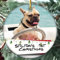 Personalised ANY Pet First Christmas Photo Message Bauble Tree Decoration Xmas Gift for Puppy, Dogs, Kittens Cats. Hamster, Birds, Fish