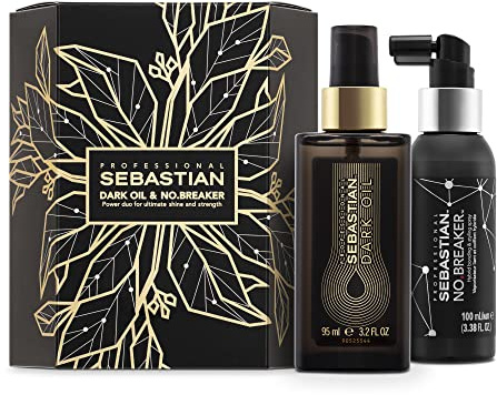 Sebastian Professional Ultimate Shine and Strength Treatment Duo Set, Leave-in Conditioner and Styling Spray | For All Hair Type