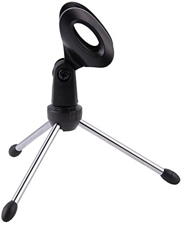 Desktop Microphone Tripod | Desk Mic Stand for Wired Microphone,Mic Table Support Stand for Program Performances, Conference Speeches, Stage Sound Pickup