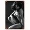 TRENDSTHAN Nude Art Metall-Blechschilder, sexy Teenager-Mädchen, Vintage-Metall-Blechschild für Männer und Frauen, Wanddekoration für Bars, Restaurants, Cafés, Pubs, 30,5 x 20,3 cm