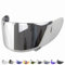 Everalo Kompatibel mit Shoei xspirit 3 Visier - Nxr - Ryd - Z7 - Rf1200 - X14 - Cwr 1 - Cwr f - Helmvisier Pinlock Ready - Nxr Visier Anti-Kratzer und Anti-Beschlag (Verspiegelt)