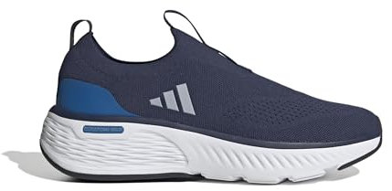 adidas Cloudfoam GO Sock Shoes, Zapatos Hombre, Dark Blue/halo Silver/Core Black, 42 2/3 EU