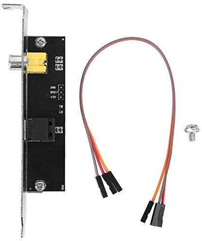 OutPlate Kabelhalterung SPDIF Optische Elektrische Komponenten für ASUS GIGABYTE MSI Motherboard Optische Out Back Plate Schnellinstallation Breite Anwendung