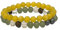 napoolo - Bracelet Pierre Naturelle Femme - Perles Naturelles - Élégance Française avec Améthyste, Quartz Rose, Pierre de Lune, Citrine, Jade, chakras - Bien-être et Style au Quotidien (Sunflower)