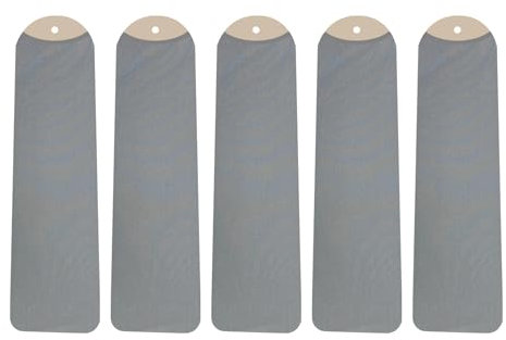 Kingshion Kingshion Fan Blade Covers Suitable for Most Ceiling Fan Blades- Fits Fan Blades 5-6 Wide, 19.5-22Long-Light Gray- 5 Pack