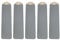Kingshion Kingshion Fan Blade Covers Suitable for Most Ceiling Fan Blades- Fits Fan Blades 5-6 Wide, 19.5-22Long-Light Gray- 5 Pack