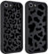 Kueqeay 2 Stück Hülle für iPhone 7/8 / SE 2020/2022 4,7, Handyhülle mit Aesthetic Muster Design Matte Schutzhülle,Ultra Weich Silikon Dünn TPU Case Stoßfest Kratzfest Bumper Cover, Leopard & Kuh