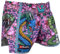 Buddha Fight Wear Retro-Hose Premium Fantasy Snake. Speziell für Kickboxen, Muay Thai, K1, Boxen, Rosa+mehrfarbig, S