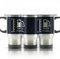 Dad Travel Mug, 400ml Silver Stainless Steel Travel Mug with Handle, 'Dad Fuel' Gas Fuel Pump Design Print, Father's Day Gift