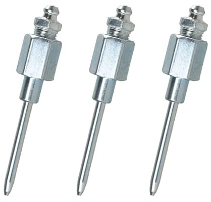 zuylikxy 3-teiliger abnehmbarer Fettpressen-Nadeldüsenadapter mit 0,3 cm NPT-Gewinde für Stahlfettpresse, Nadelspitzenspender und Kupplungsarmaturen