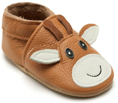 IceUnicorn Krabbelschuhe Baby Jungen Mädchen Lauflernschuhe Baby Weicher Leder Babyhausschuhe Kleinkind Babyschuhe(Kurkuma CJL, 2-3 Jahre)
