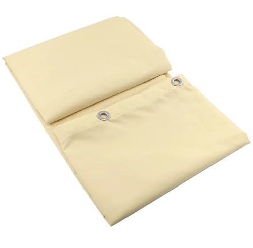 Brise-vue beige 2 m x 4 m en polyester 300D imperméable pour terrasse extérieur clôture