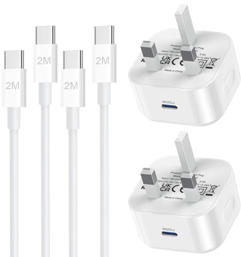 iPhone 16 15 Charger,2 Pack i Phonefast Apple Charger Cable and Plug 2M 6FT 25W Quick Charge for iPhone 16/16 Plus/16 Pro/16 Pro Max/15/15 Plus/15 Pro/15 Pro Max,New Rapid USB C Charging Lead and Plug