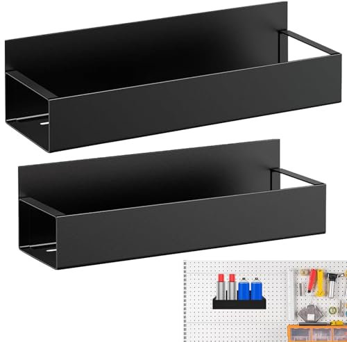 Spray Bottle Organiser, Magnetic Can Storage Tray, 2 Pack Aerosol Spray Can Bottle Holder, Magnetic Toolbox Can Holder, Spray Can Organiser For Garage Or Workshop