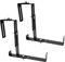 Milisten 1 Paire cintre de garde-corps panier métallique pour terrasse à plantes balustrade rail support jardiniere reglable support plantes interieur support de pot de fleurs en fer le fer