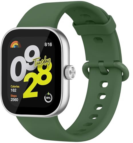 Tobfit Bracelets pour Xiaomi Redmi Watch 4/Redmi Watch 5/Xiaomi Mi Band 8 Pro Femme Hommes, Bracelet de Montre Connectée en TPU Accessoire