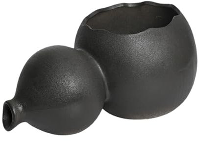 Toyvian Fischbehälter Wasserfall-brunnen Mit Keramik-Design Hydroponischer Vase Für Dekoration Im Innen Und Außenbereich Entspannendes Wasserspiel Für Garten Und Balkon