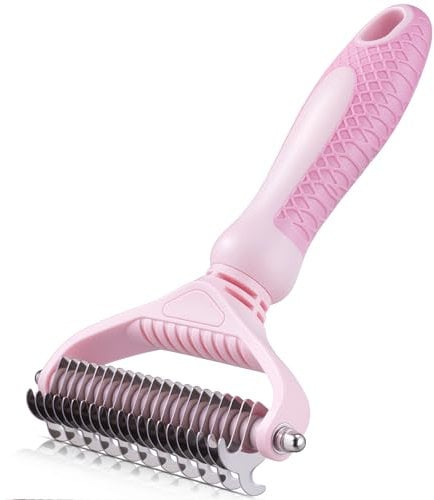 Morpilot Katzen Hunde Bürste für schonende präzise Haarentfernung Geeignet als Hundebürste Langhaar Katzenbürste Kurzhaar gegen Verfilzungen Angenehm Unterfellbürste Hunde