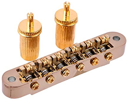 Bridge de Guitare Cordes Acoustiques épingles Parties (GOLD)