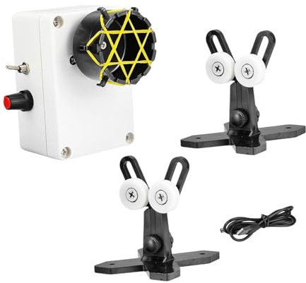 Zxpjkyu Angelrutenwickelmaschine Elektrische Wickelgerät Rutenbau Werkzeug Epoxidharz Drehmaschine Reparaturmaschine Aus Pp für Hobbyangler Werkstatt 6.6cmx4