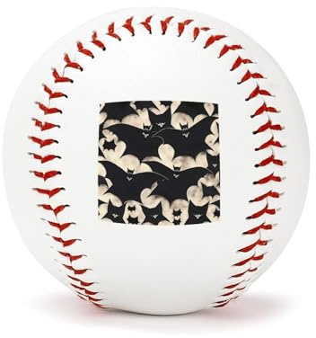 QMNLKH 22,9 cm Baseballschläger mit Aufdruck, Übungstraining, Baseballs für Pitching, Schlagfeld, Autogramm, Geschenke