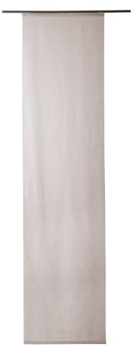 Home4You Flächenvorhang - 60 x 245 cm - Greige - Polyester