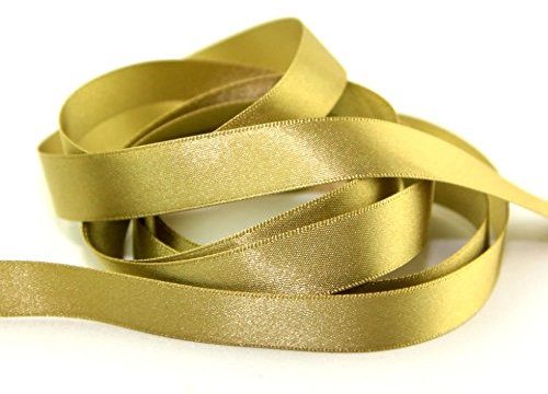 Berisfords Double Faced Satin Ribbon 3mm wide Straw 6835 - 30 metre roll