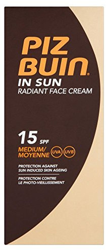 Piz Buin In Sun Radiant Face Cream SPF 15 (Medium), 40 ml