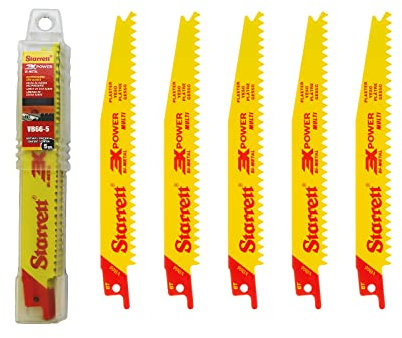 Starrett Multi Purpose Reciprocating Saw Blades 150mm (6-inch) - Pack of 5