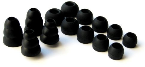 Cuffie nero set comfort orecchio cuscinetti di ricambio per Monster Dr. Dre Powerbeats auricolari in-ear