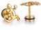 Feilok 1 Paar Unisex Tragus Ohr Helix Cartilage Piercing Stecker Ohrring Eidechse Gecko Echse Ohrstecker Ohrringe, Gold