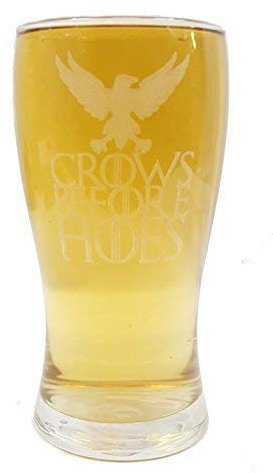 Crows Before Hoes Game of Thrones Inspired Pint Glass