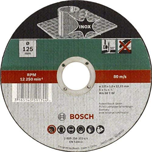 Bosch Home and Garden 2609256323 DIY Trennscheibe Inox 125 mm ø x 1,6 mm gerade